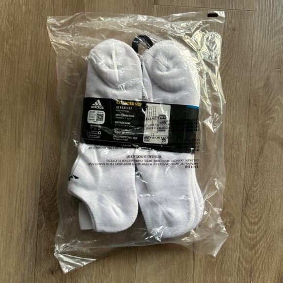 NEW Adidas Men's Cushioned Arch Compression No-Show Socks, 6 pack - Size 12 - 15 - Picture 4 of 5